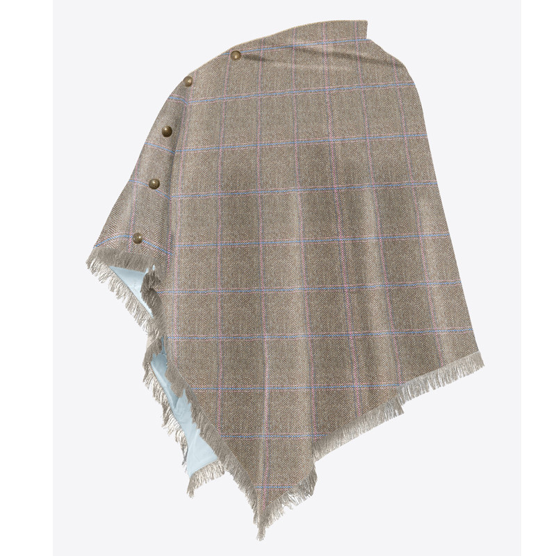 Poncho en tweed Hazelwood Dubarry