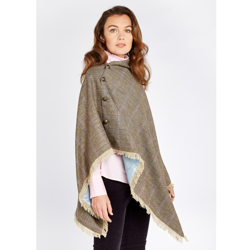 Poncho en tweed Hazelwood Dubarry