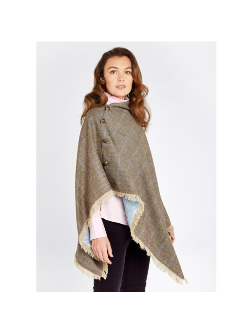 Poncho en tweed Hazelwood Dubarry