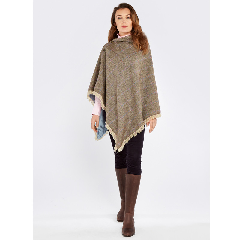 Poncho en tweed Hazelwood Dubarry