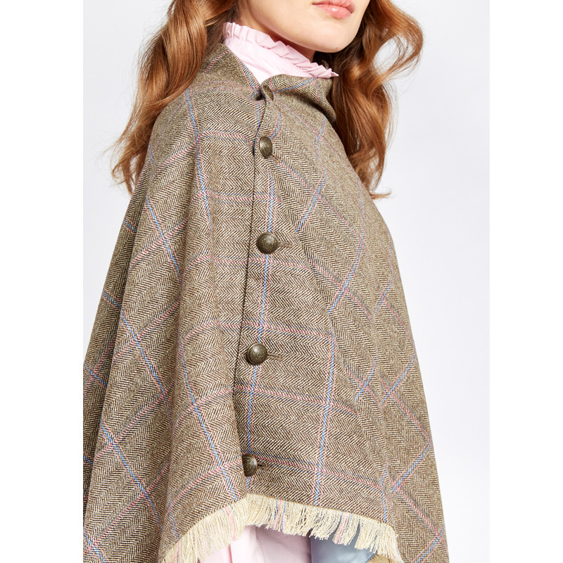 Poncho en tweed Hazelwood Dubarry