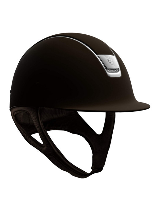 Casque Shadowmatt Blason et liseré Chrome Samshield