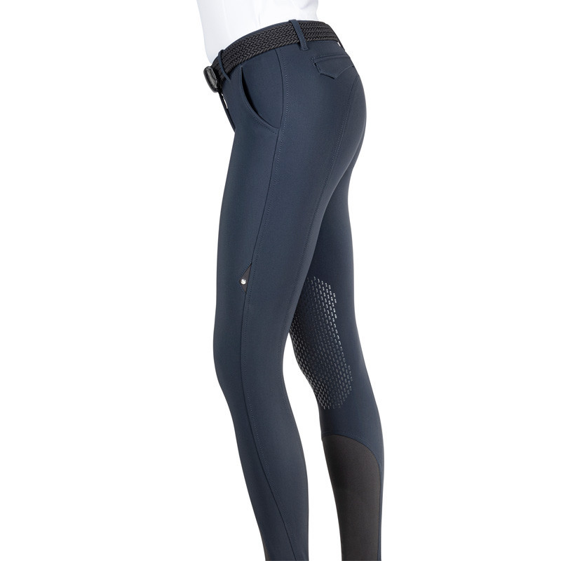 Pantalon femme Brendak Equiline marine côté