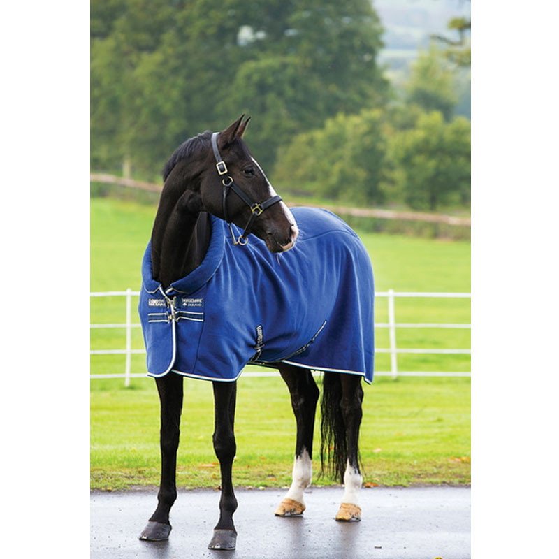 Couverture polaire Rambo Cosy Horseware marine 1