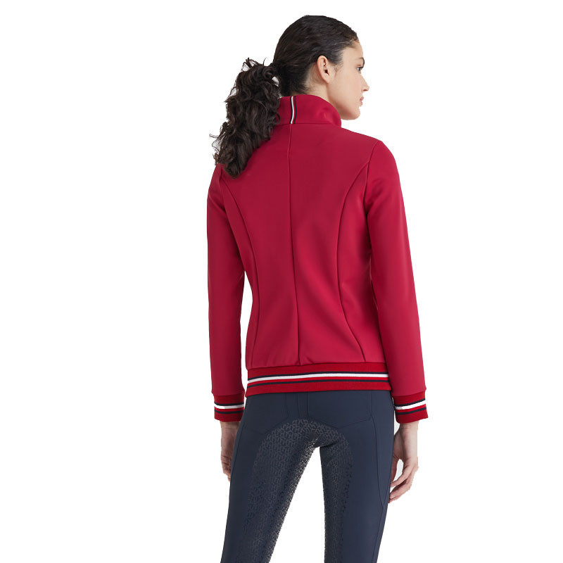 Veste Softshell Jacke Performance Tommy Hilfiger Equestrian rouge dos