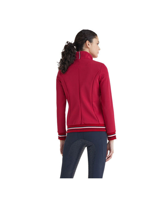 Veste Softshell Jacke Performance Tommy Hilfiger Equestrian rouge dos