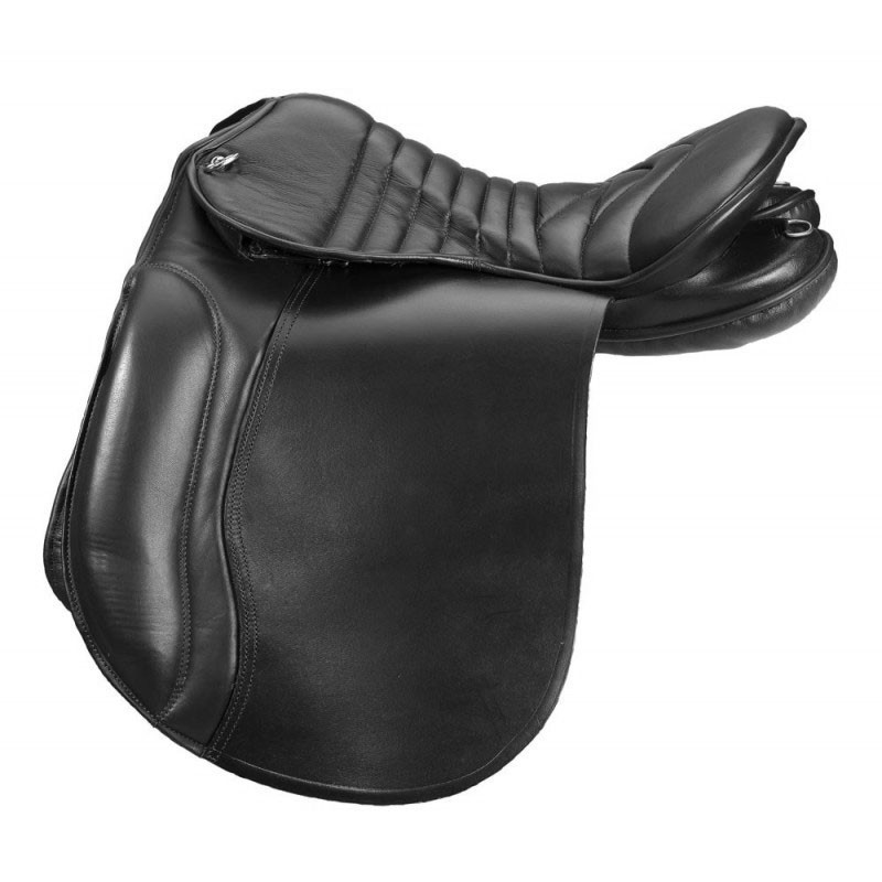 Selle de club cheval de trait Norton noire 2