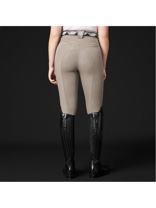 Pantalon d'équitation Diana Mountain Horse taupe dos ambiance