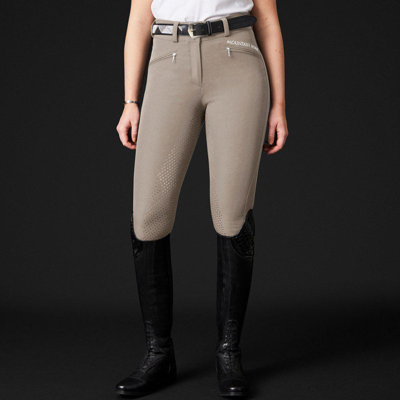 Pantalon d'équitation Diana Mountain Horse taupe ambiance 1