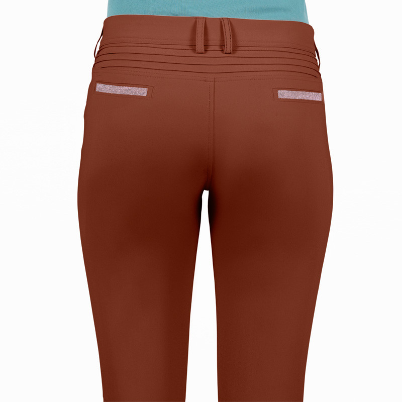 Pantalon Adèle kneep grip RG Samshield ocre dos