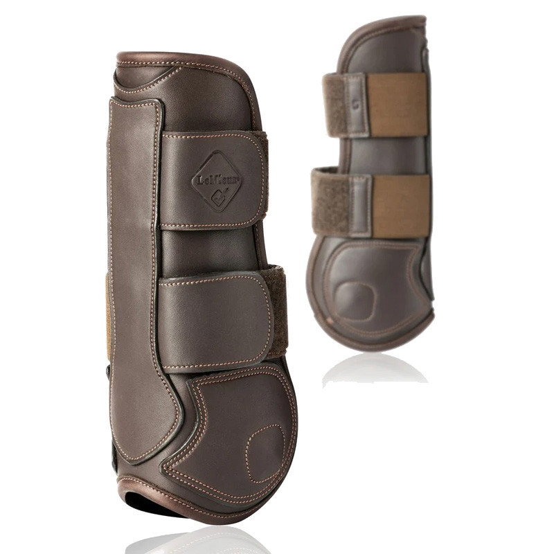 Guêtres Capella tendon boots LeMieux marron