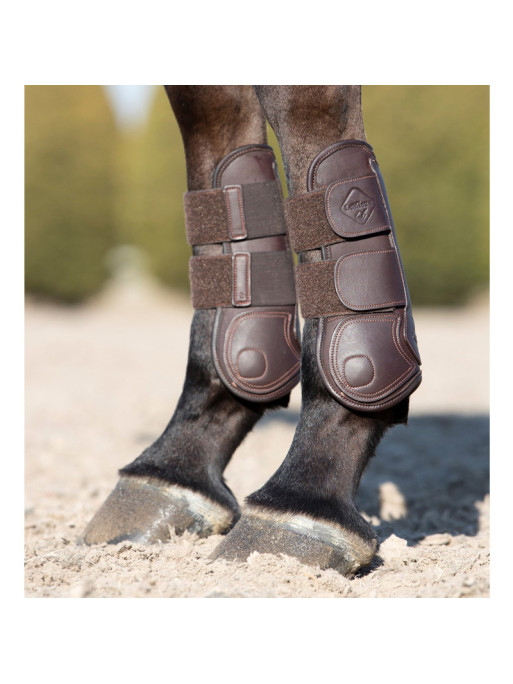 Guêtres Capella tendon boots LeMieux marron 2