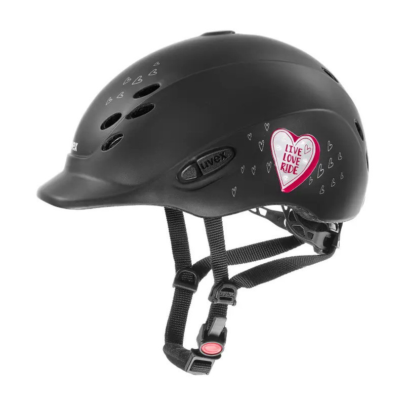 Casque Onyxx Glamour enfant Uvex noir