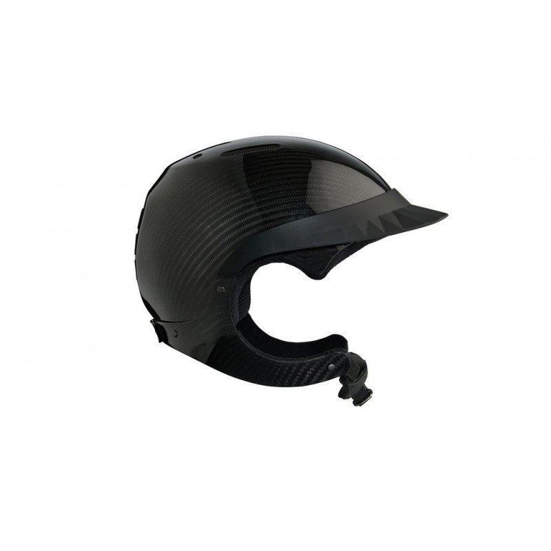 Casque Gravity XP brillant carbone Naca noir profil