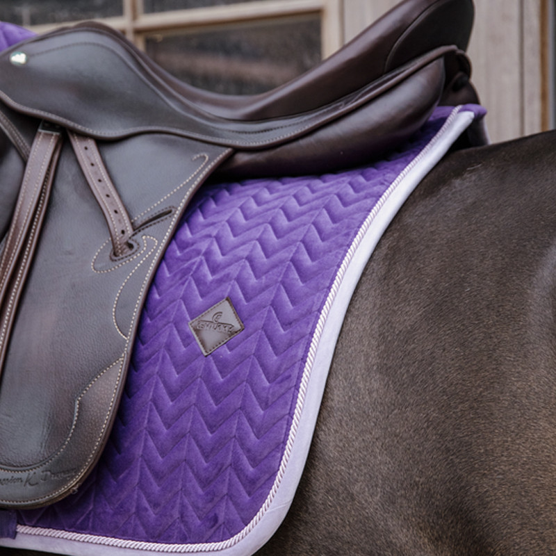 Tapis de selle Velvet Contrast dressage Kentucky