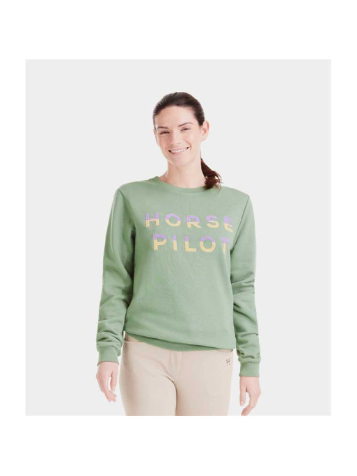 Sweatshirt Team 2022 Femme Horse Pilot