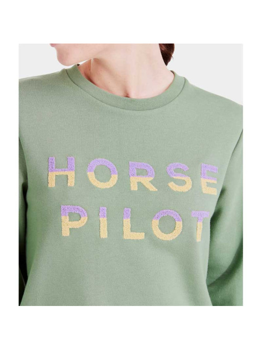 Sweatshirt Team 2022 Femme Horse Pilot