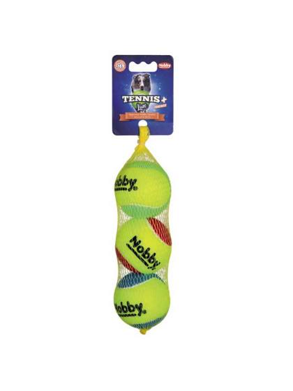 Lot de 3 balles de tennis Nobby