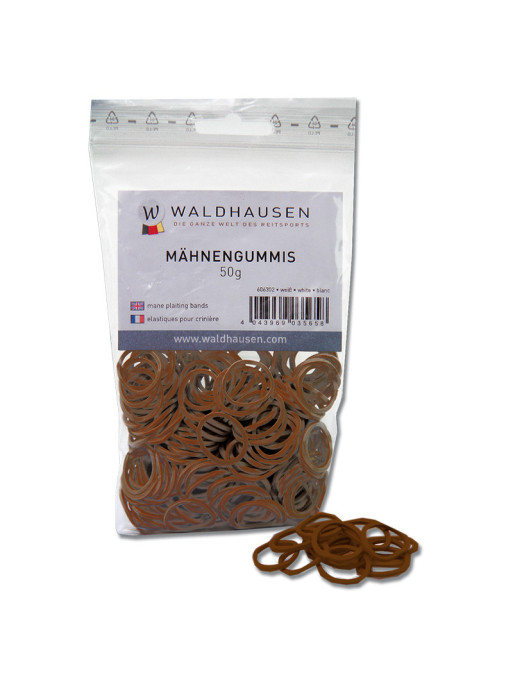 Petit sac d'élastiques pour crinière 50g Waldhausen