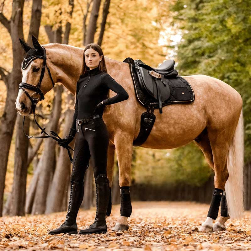 Tapis de selle Modern Rosé dressage Waldhausen