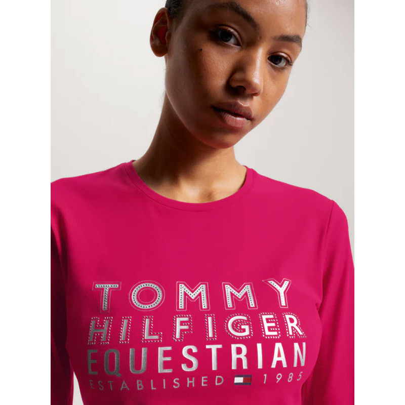 T-shirt manches longues Paris Tommy Hilfiger Equestrian