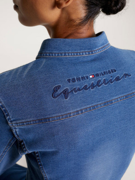 Chemise en jean Héritage été 2024 Tommy Hilfiger Equestrian